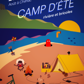 Camp d’été – rivière et bricoles