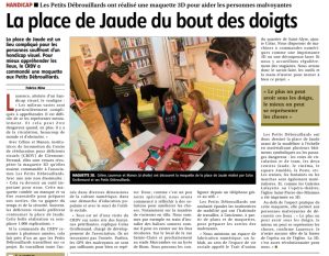 article dans le journal La Montagne